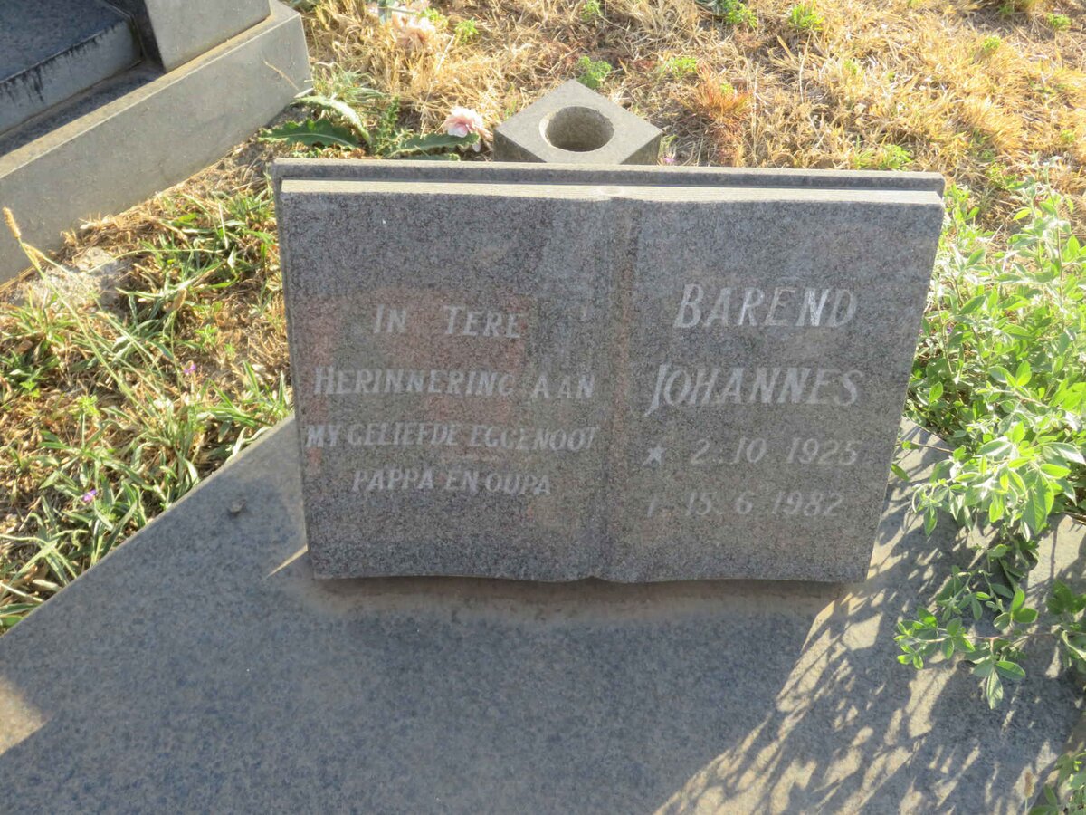 BLOM Barend Johannes 1925-1982