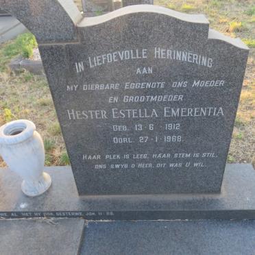 BADENHORST Barend Johannes 1911-1979 &amp; Hester Estella Emerentia 1912-1968