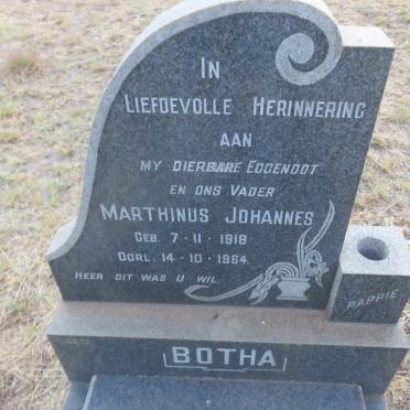 BOTHA Marthinus Johannes 1918-1964