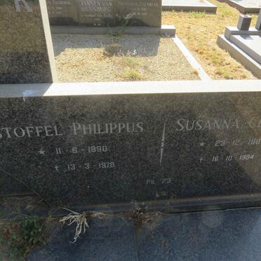 BUCHNER Christoffel Philippus 1890-1978 &amp; Susanna Cecilia 1904-1984