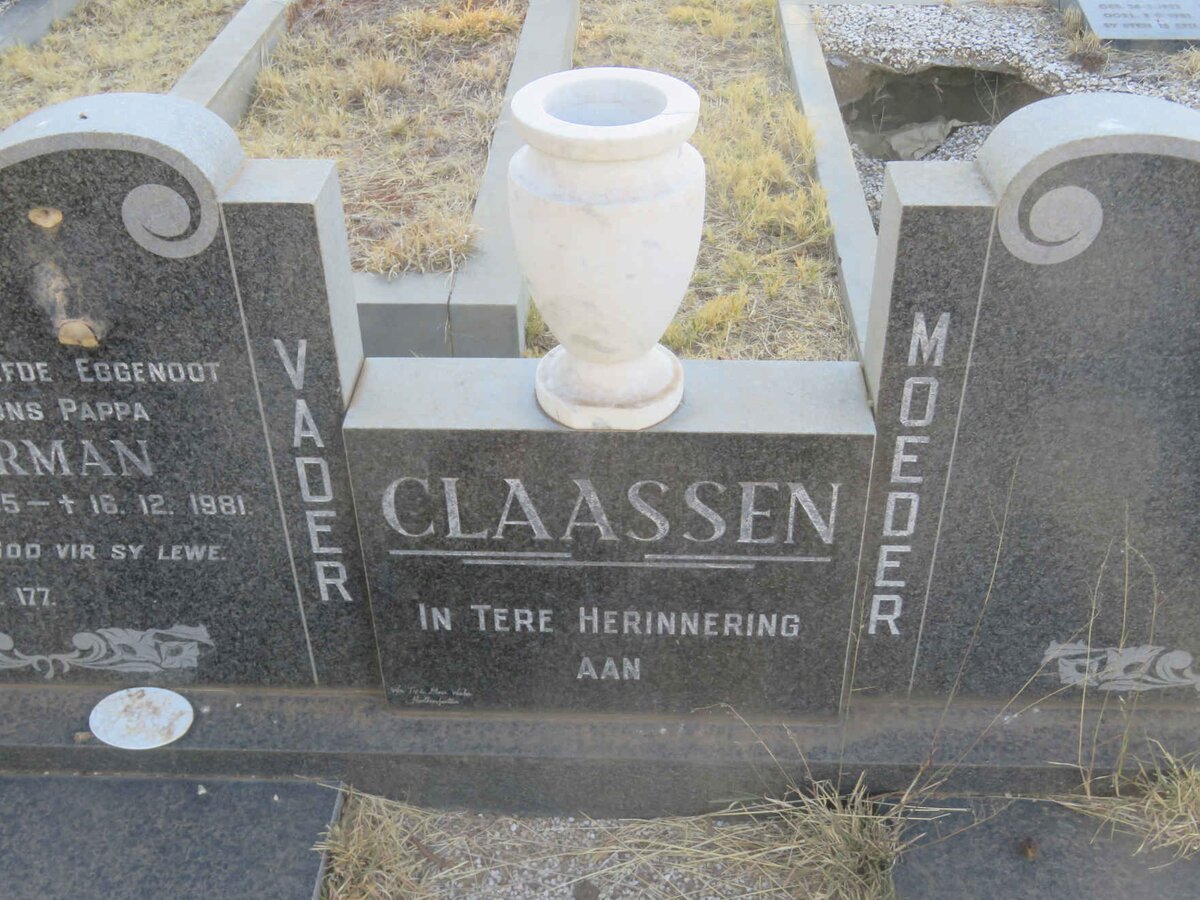 CLAASSEN Herman 1935-1981