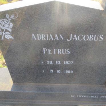 COQUI Adriaan Jacobus Petrus 1927-1989 
