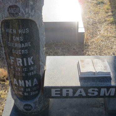 ERASMUS Frik 1915-1999 &amp; Anna 1919-2010