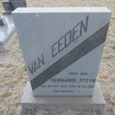 EEDEN Hermanus Steyn, van 1928-1965