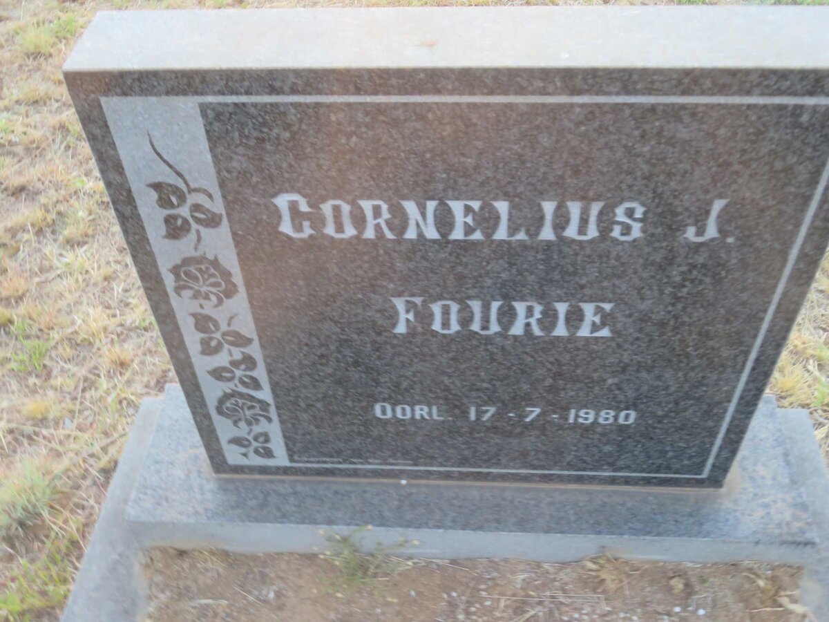 FOURIE Cornelius J. -1980