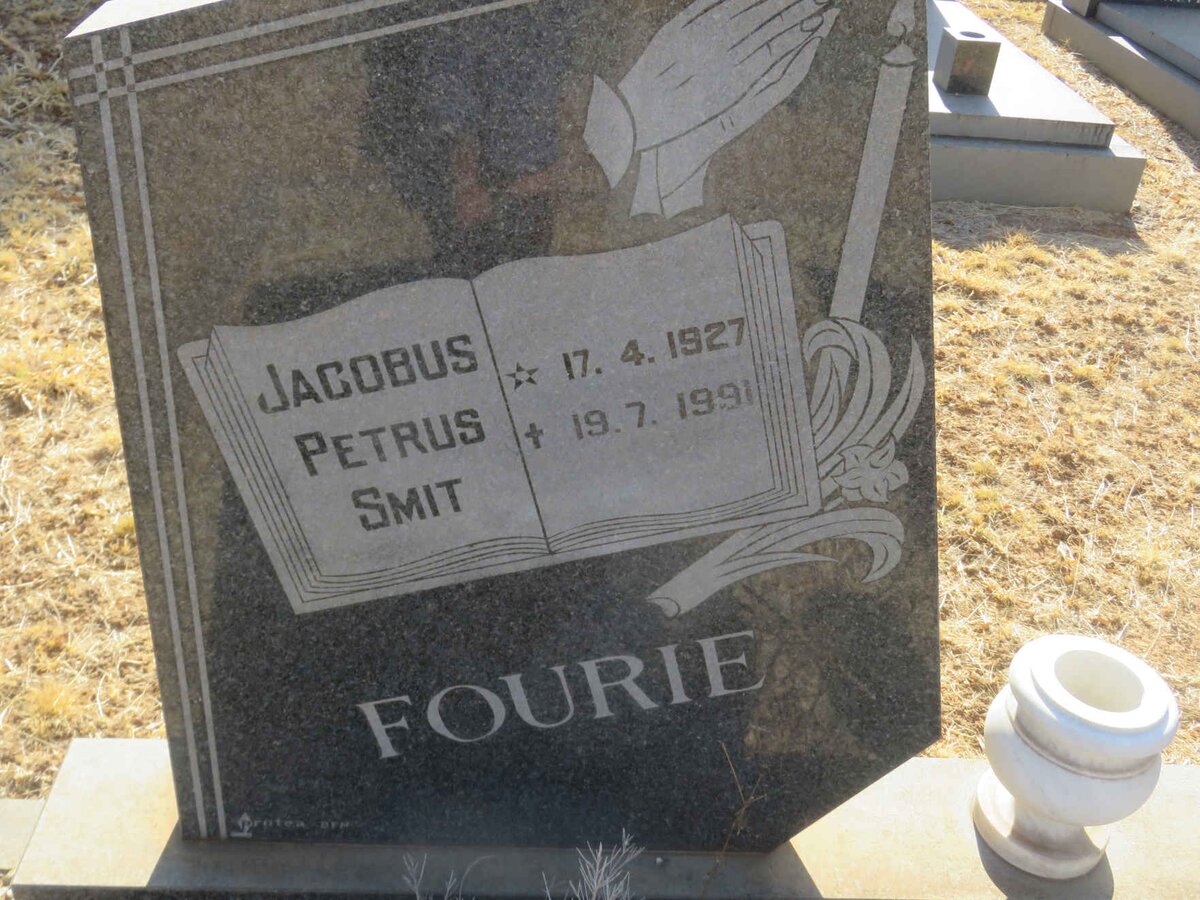 FOURIE Jacobus Petrus Smit 1927-1991 &amp; Maria Elizabeth 1930-1976