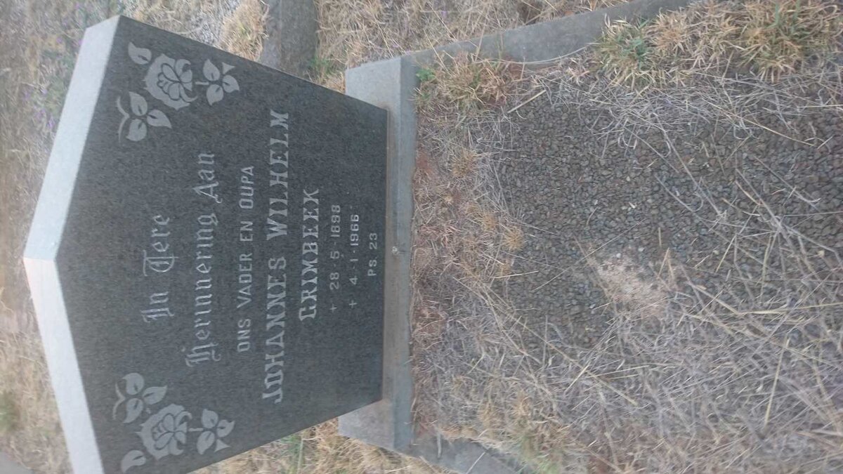 GRIMBEEK Johannes Wilhelm 1898-1966