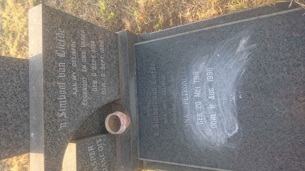 GRANGE Casper Francois, le 1914-1968 &amp; Anna Petronella 1919-1998