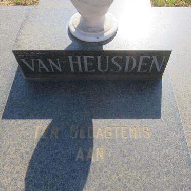 HEUSDEN Charles Lucien Paul, van 1906-1984 &amp; Carolina Elizabeth TERBLANCHE 1919-2000