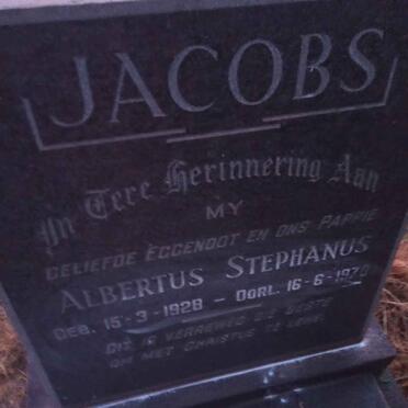 JACOBS Albertus Stephanus 1928-1970