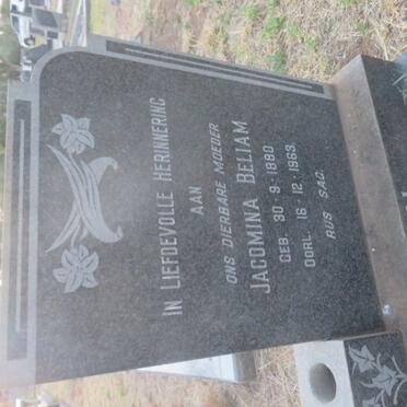 NEL Jacomina Beliam 1880-1963