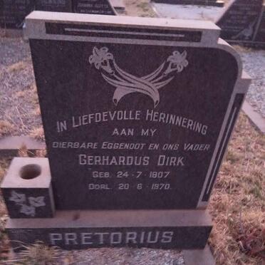 PRETORIUS Gerhardus Dirk 1907-1970