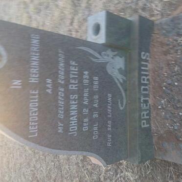 PRETORIUS Johannes Retief 1934-1966