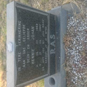 RAS Hennie Johan 1968-1982