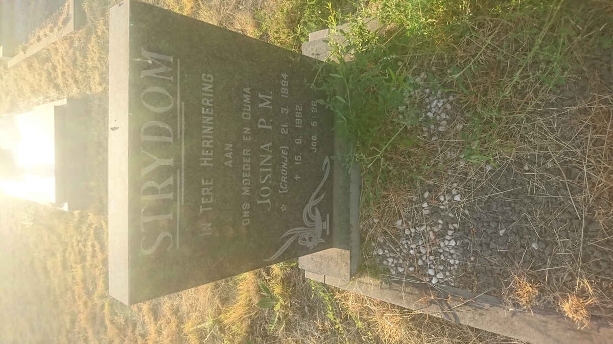 STRYDOM Josina P.M. nee CRONJE 1894-1982