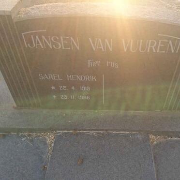 VUUREN Sarel Hendrik, Jansen van 1913-1966