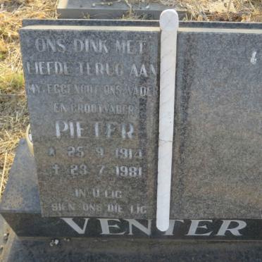 VENTER Pieter 1914-1981
