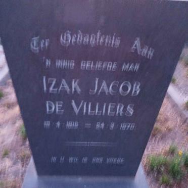 VILLIERS Izak Jacob, de 1916-1970