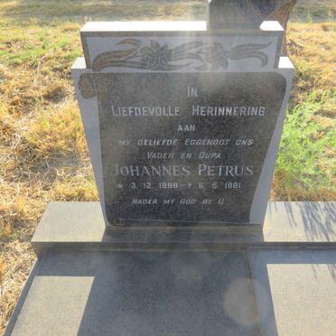 WESTHUIZEN Johannes Petrus, v.d. 1898-1981 &amp; Elizabeth Maria 1902-1984