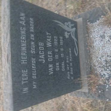 WALT Jacob, van der 1923-1966