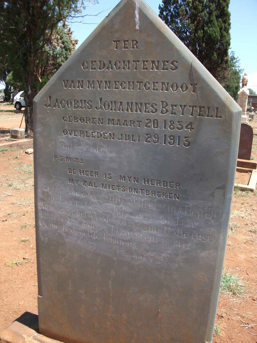 BEYTELL Jacobus Johannes 1834-1913