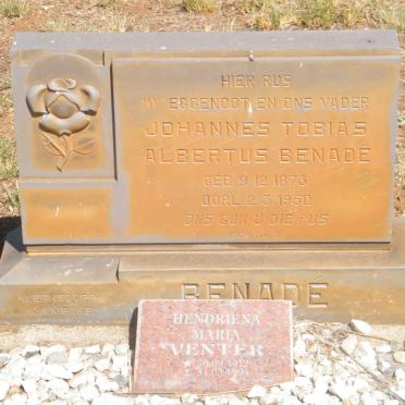 BENADE Johannes Tobias Albertus 1873-1950 :: VENTER Hendriena Maria 1912-1994
