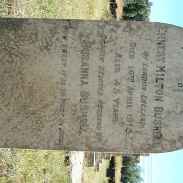 BUSHELL Ernest Milton -1913