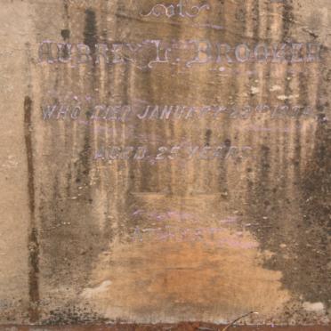 BROOKER Aubrey L. -1909