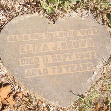 BROWN Eliza J. -1942