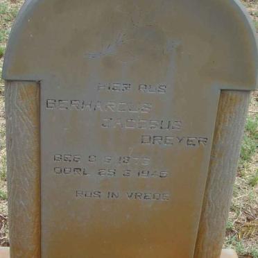 DREYER Gerhardus Jacobus 187?-1945