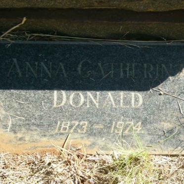 DONALD Anna Catherine 1873-1974