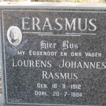 ERASMUS Lourens Johannes Rasmus 1912-1984