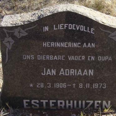 ESTERHUIZEN Jan Adriaan 1906-1973