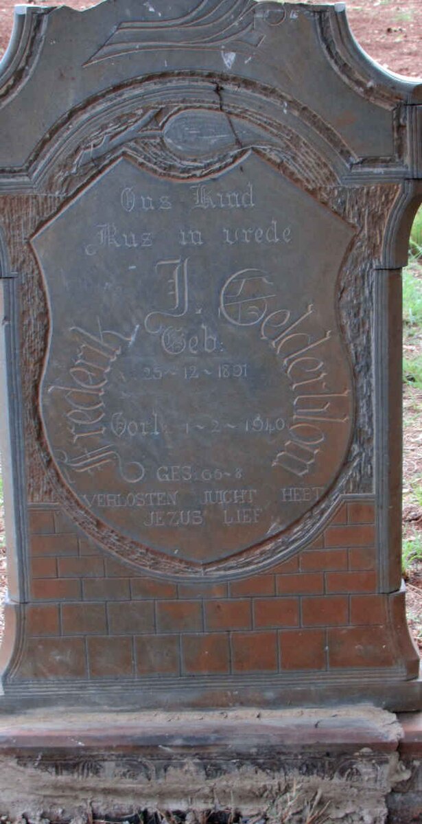 GELDERBLOM Frederik J. 1891-1940