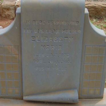 GROBLER Elizabeth Maria 1870-1955