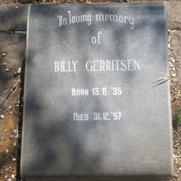 GERRITSEN Billy 1935-1957