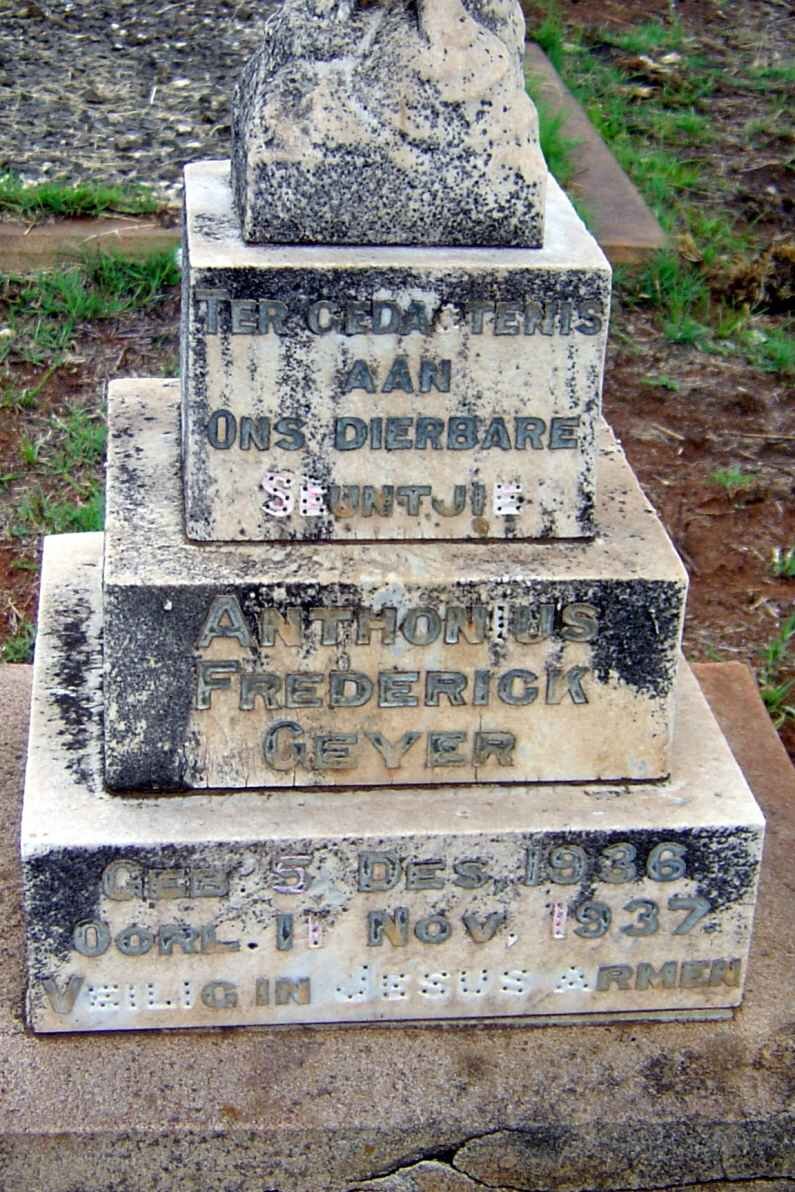 GEYER Anthonius Frederick 1936-1937