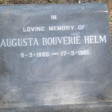 HELM Augusta Bouverie 1886-1961