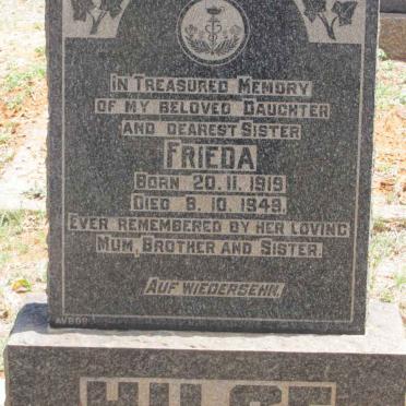 HILSE Frieda 1919-1949