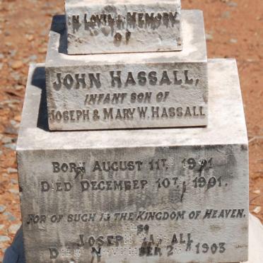 HASSALL John 1901-1901 :: HASSALL Joseph -1903