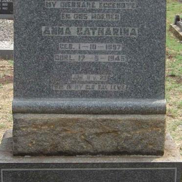 JACOBS Anna Catharina 1897-1945