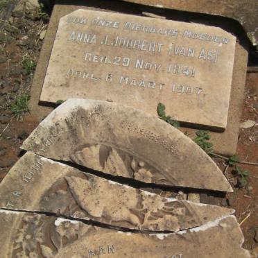 JOUBERT Pieter Gideon 1832-1901 &amp; Anna J. VAN AS 1841-1907