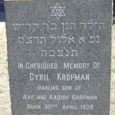 KROPMAN Cyril 1939-1939