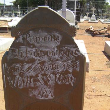 KEYSER Petronella Nicholasina 1891-1902