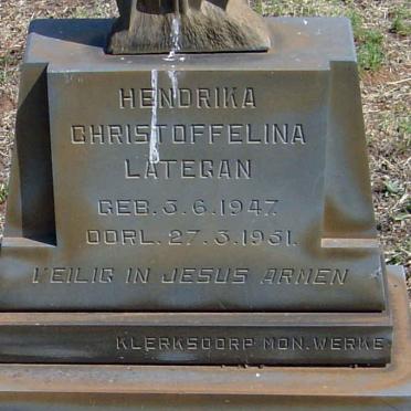 LATEGAN Hendrika Christoffelina 1947-1951