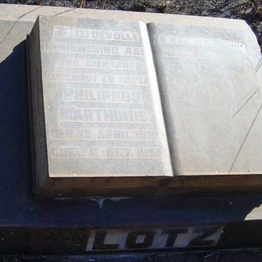 LOTZ Philippus Marthinus 1883-1953