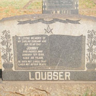 LOUBSER Johnny -1949