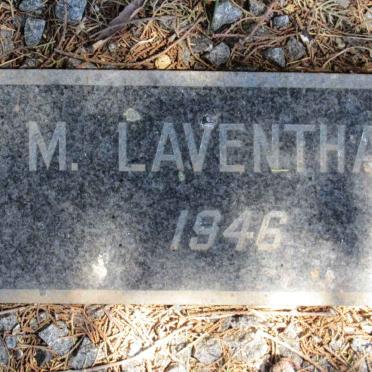LAVENTHAL M. -1946