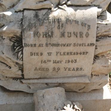 MUNRO John -1903