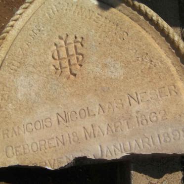 NESER Francois Nicolaas 1862-1898